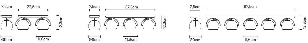 Fabbian Настенный светильник / потолочный светильник Beluga colour sun-id-1507949 - Вид №2