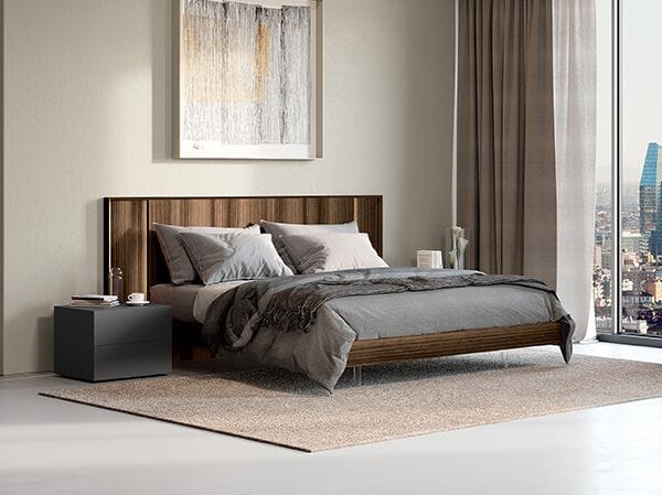 Деревянная двуспальная кровать Febal Casa NOUVELLE ARCH-00000014