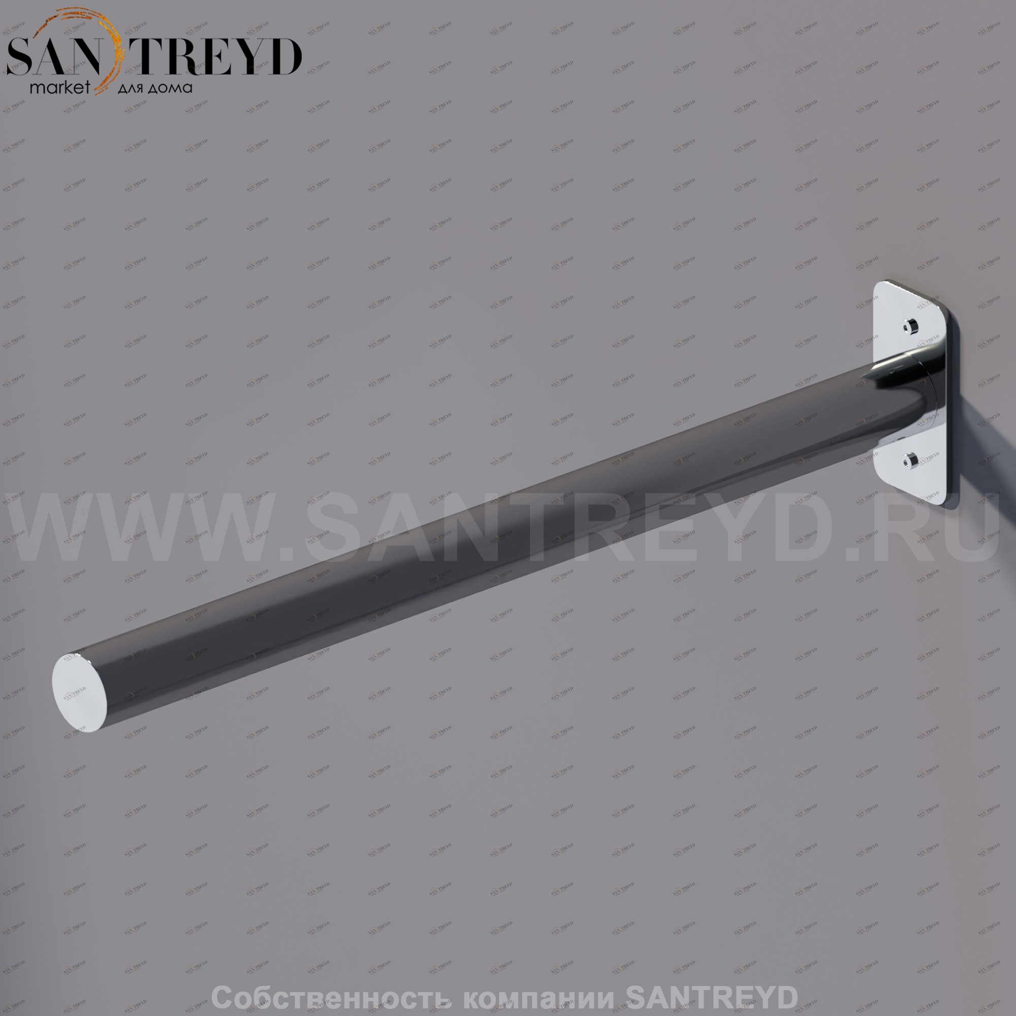 Agape MACH 2 Плотенцедержатель хромированный AMC20934A