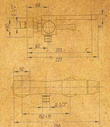 Смеситель MIGLIORE Opera ML.OPR-6002.CR для ванны/душа, хром  - Вид №1
