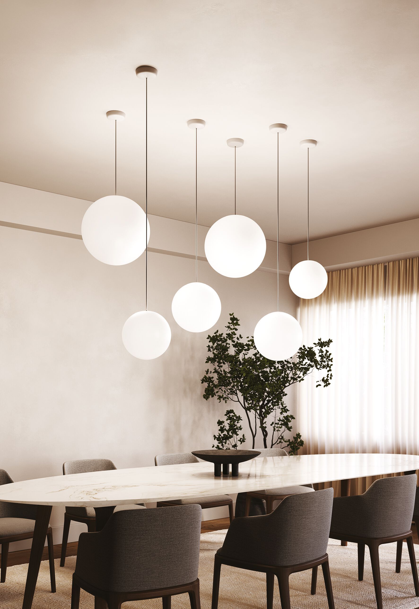 Стеклянный подвесной светильник Zafferano ARCH-00091269 - Вид №4