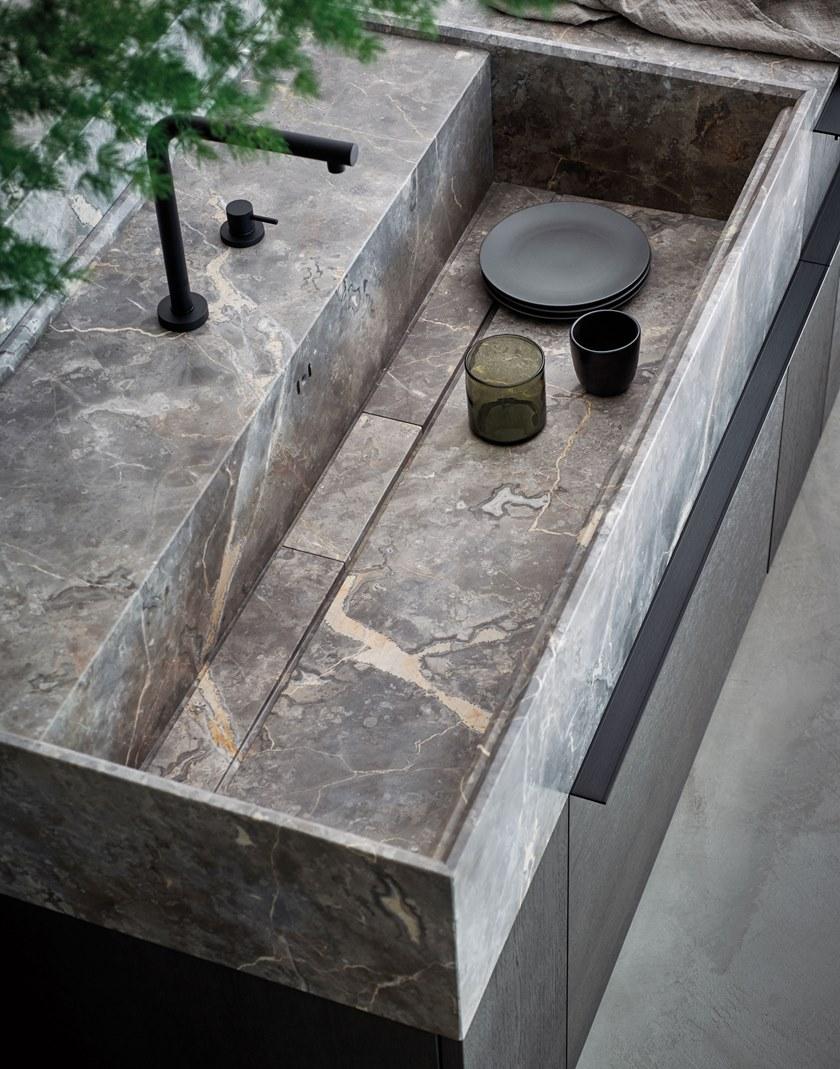 Cesar Кухня из дуба и мрамора с островом Intarsio sun-id-1382844 - Вид №2