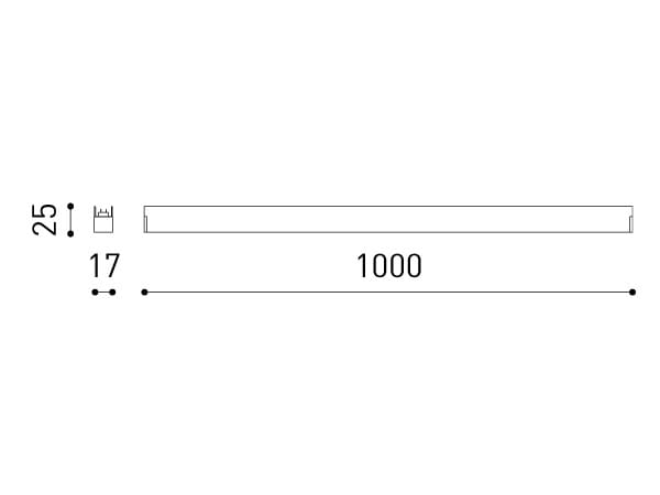 Линейный элемент для рельсовых систем Arkoslight Minimal Track ARCH-00003345 - Вид №1