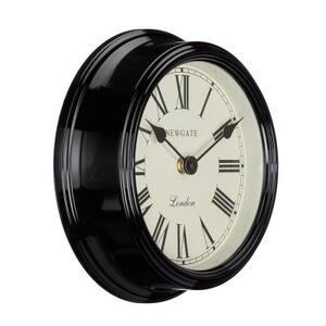 Настенные часы Petite Gallery, Ø45 см, черные