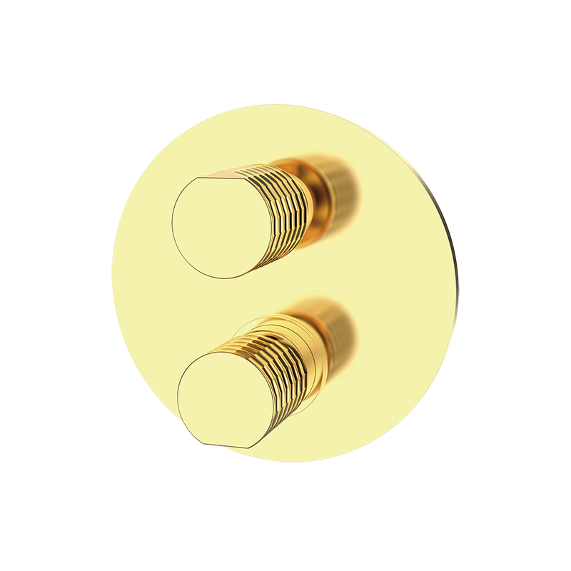 75135754 PREMIUM Polished Золото Встроенный смеситель с переключателем Полированное Золото GRB MIXERS 