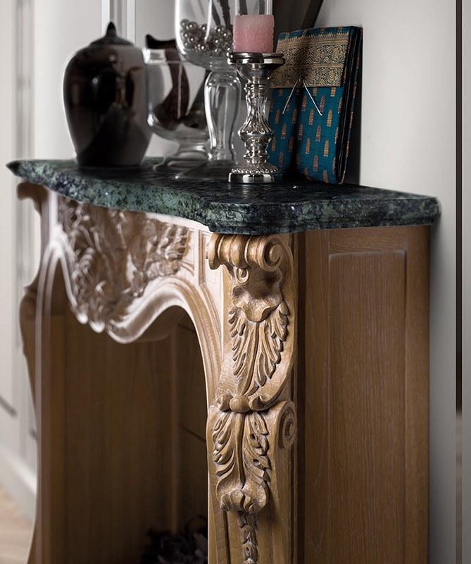 Prestige Облицовка камина деревом и стеклом Capricci 00z26 - Вид №2