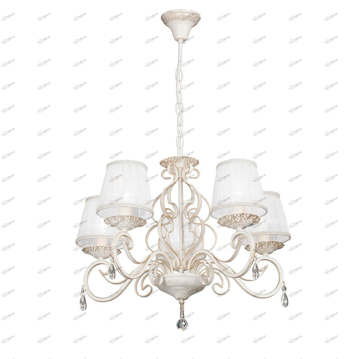 Подвесная люстра Vitaluce V1786-0/5 VITALUCE ДИЗАЙНЕРСКИЕ 328617 Белый 