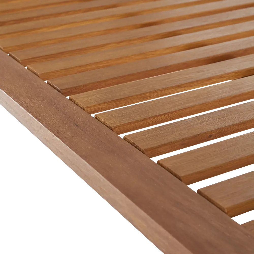 Шезлонг складной Naterial Oris 197.5x76x100.9 см алюминий/эвкалипт коричневый STLM-2115362 - Вид №8