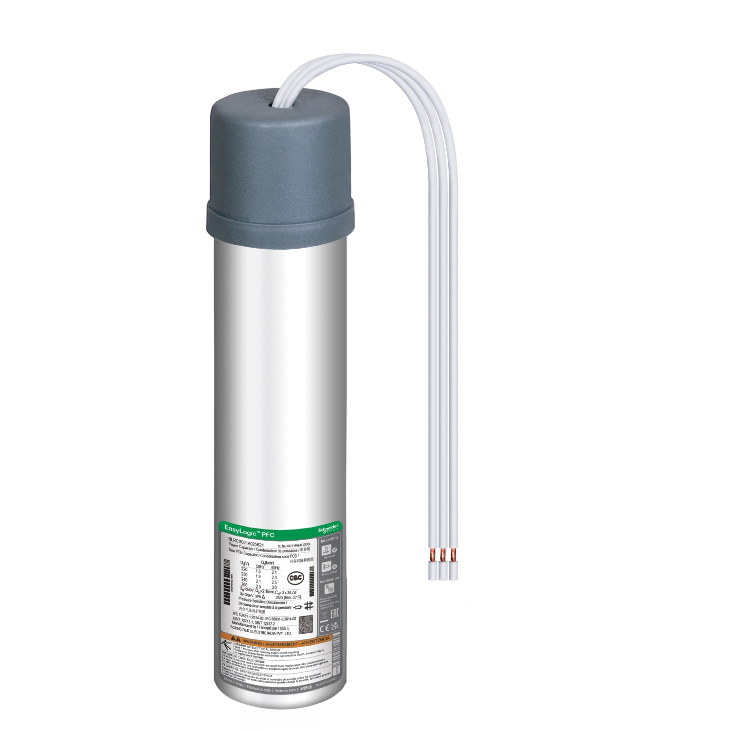 BLRCS042A050B48 Конденсатор EasyCan 4,2 кВАр 480В Schneider Electric 