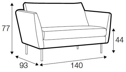 Sits Кресло из ткани с подлокотниками Betty sun-id-1469128 - Вид №1