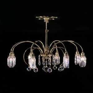 Потолочная люстра Citilux Калипсо Золото CL211182 CITILUX ДИЗАЙНЕРСКИЕ, КАЛИПСО ЗОЛОТО 183057 Золотой