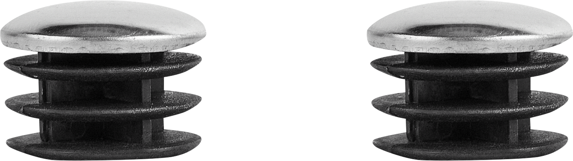 Заглушка Santreyd плоская 25 мм хром для мебельных систем 87507424 STLM-0074324 - Вид №1