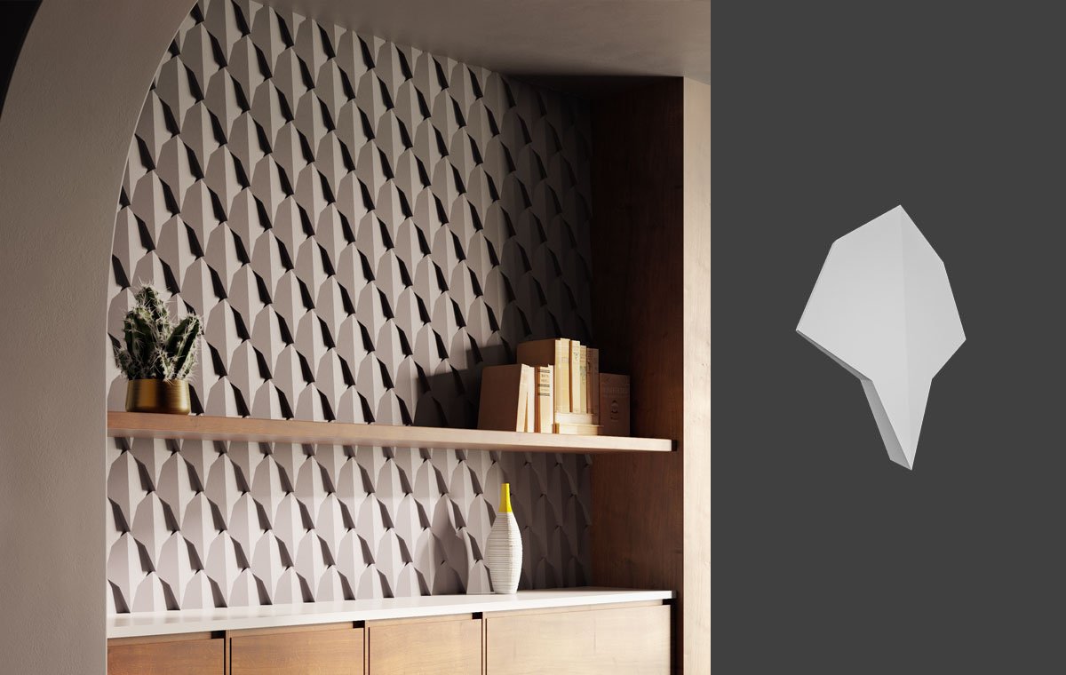 DRAGON SCALE - C 3D Панели LAB.Space DRAGON SCALE - C-1 - Вид №1