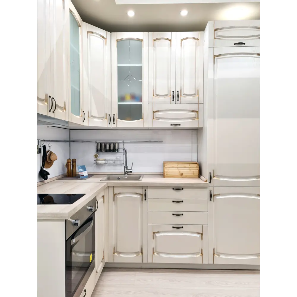 Фасад для кухонного шкафа Петергоф 29.7x76.5 см Delinia ID МДФ цвет бежевый STLM-2096441 - Вид №2