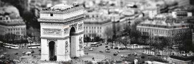 Гамма черно-бел триумфальная арка 8,5*28,5 арт 51.40 деколь Factoria sun-id-323080