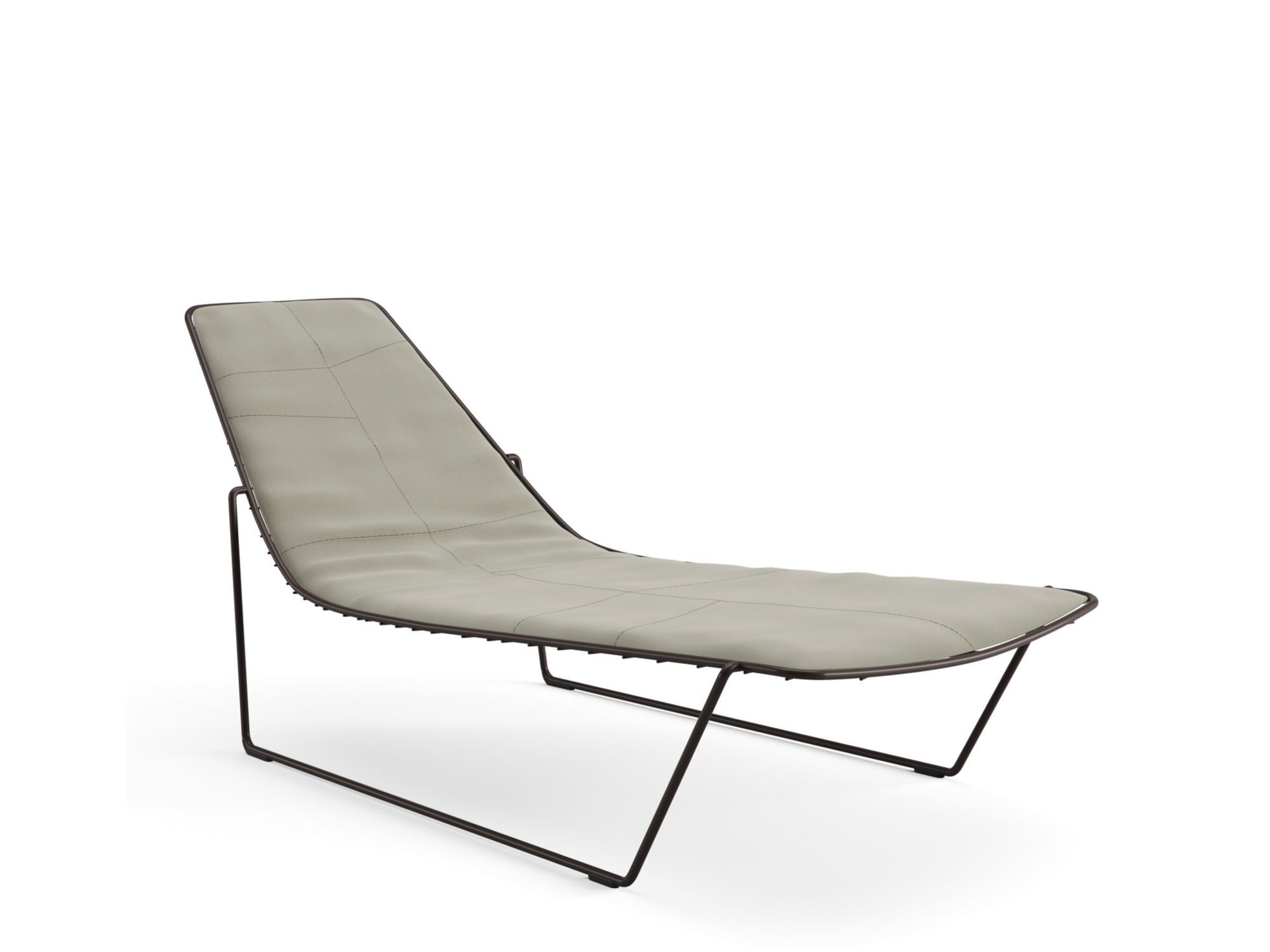 Стальной садовый шезлонг Arper ARCH-00120636 - Вид №8