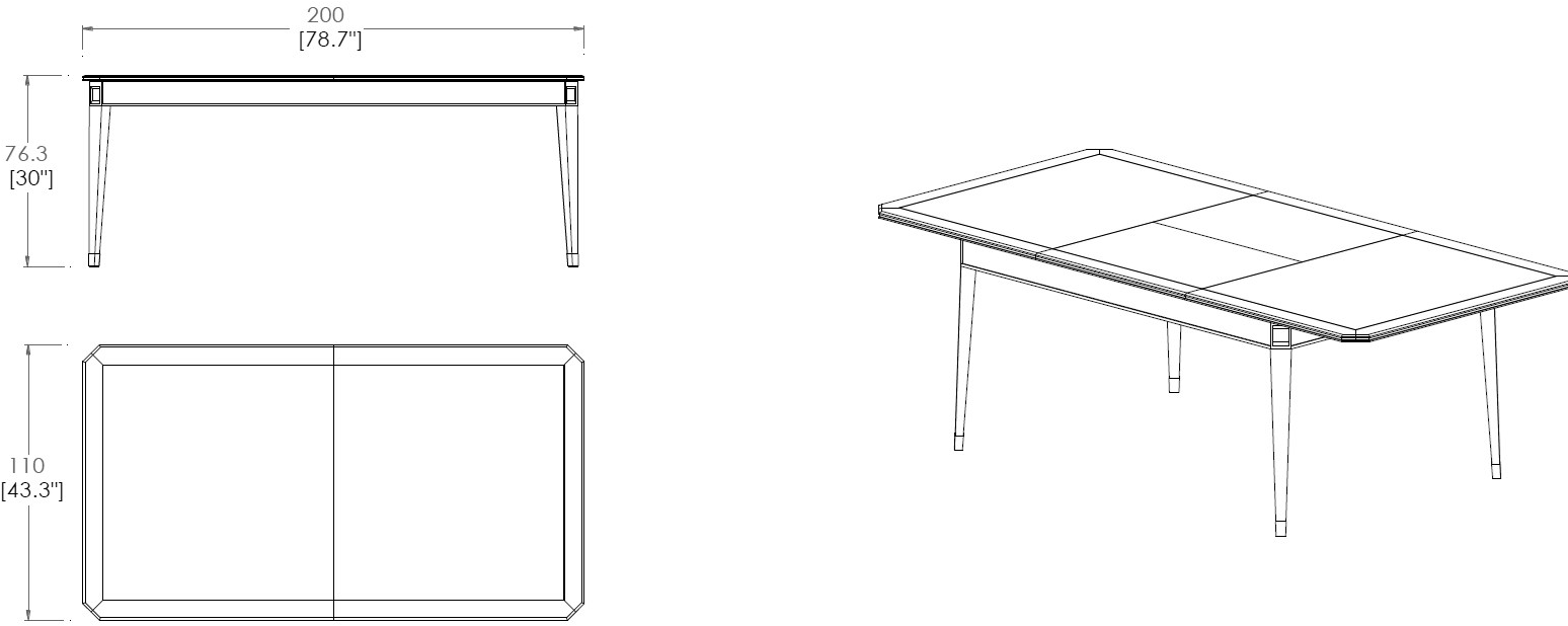 Roche Bobois Раздвижной стол из дуба Nouveaux classiques sun-id-1423548 - Вид №8