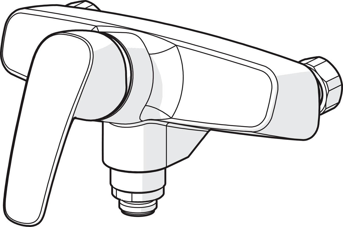 Oras 1085 Смеситель для душа, 160cc 1085 Safira Хром  - Вид №2