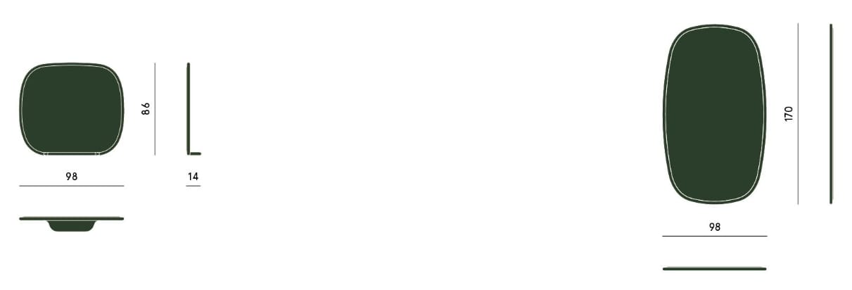 Настенное зеркало в рамке Carpanese Home SHINE ARCH-00090455 - Вид №3