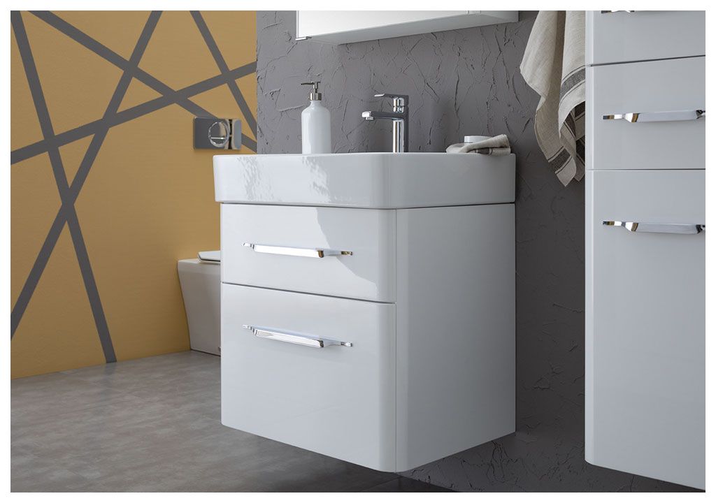 Тумба с раковиной Aquanet Виченца 60 белый 0019625200196345 - Вид №7