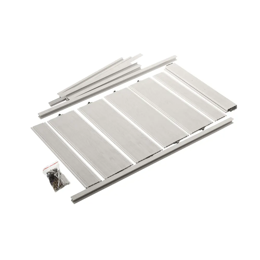 Дверь ПВХ антресольная 50x82 см цвет ясень серый РЕМСТРОЙПЛАСТ STLM-2118391