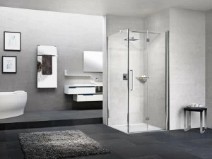NOVELLINI Угловая душевая кабина с откидной дверцей Young