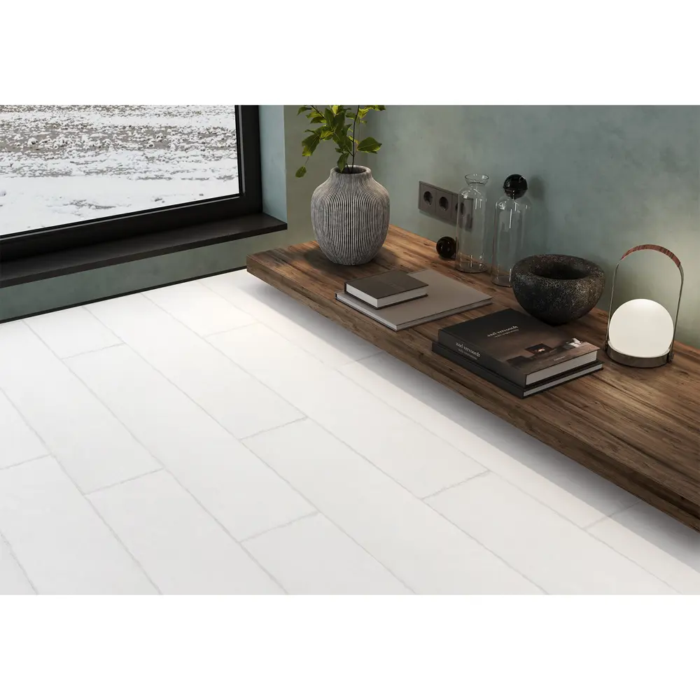 Глазурованный керамогранит Alma Ceramica Folk 00 20x90 см 1.62 м² матовый цвет белый 89456749 STLM-2067740