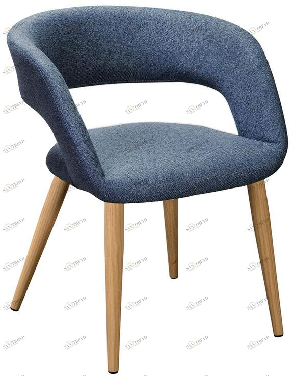 910 Кресло Walter Сканди Блю Арт Натур R-HOME 41011761h