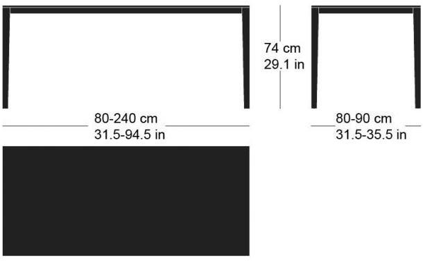 horgenglarus Прямоугольный кухонный стол из массива дерева  T-1615  - Вид №2