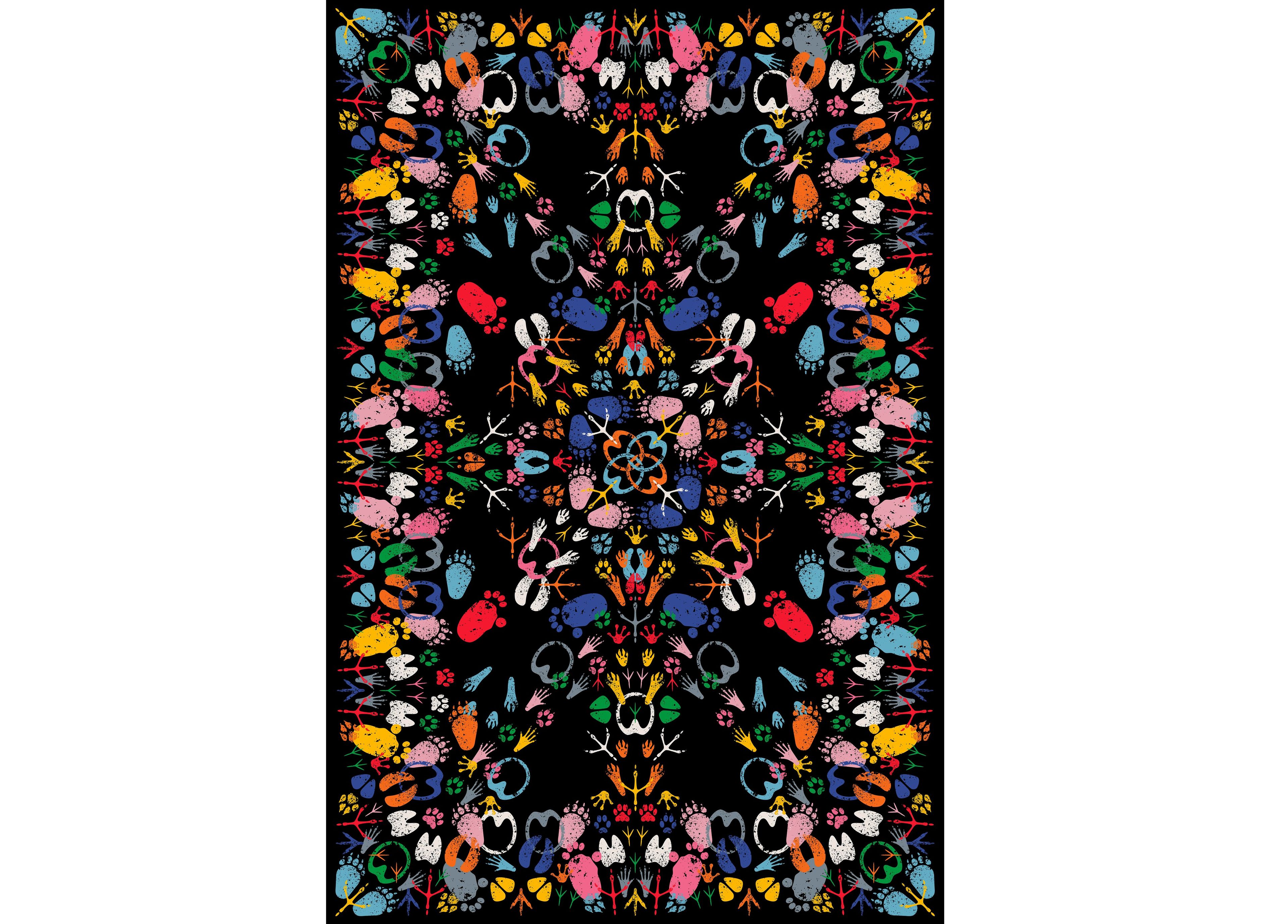 Ковер с прямоугольным рисунком Qeeboo ковры ARCH-00150362