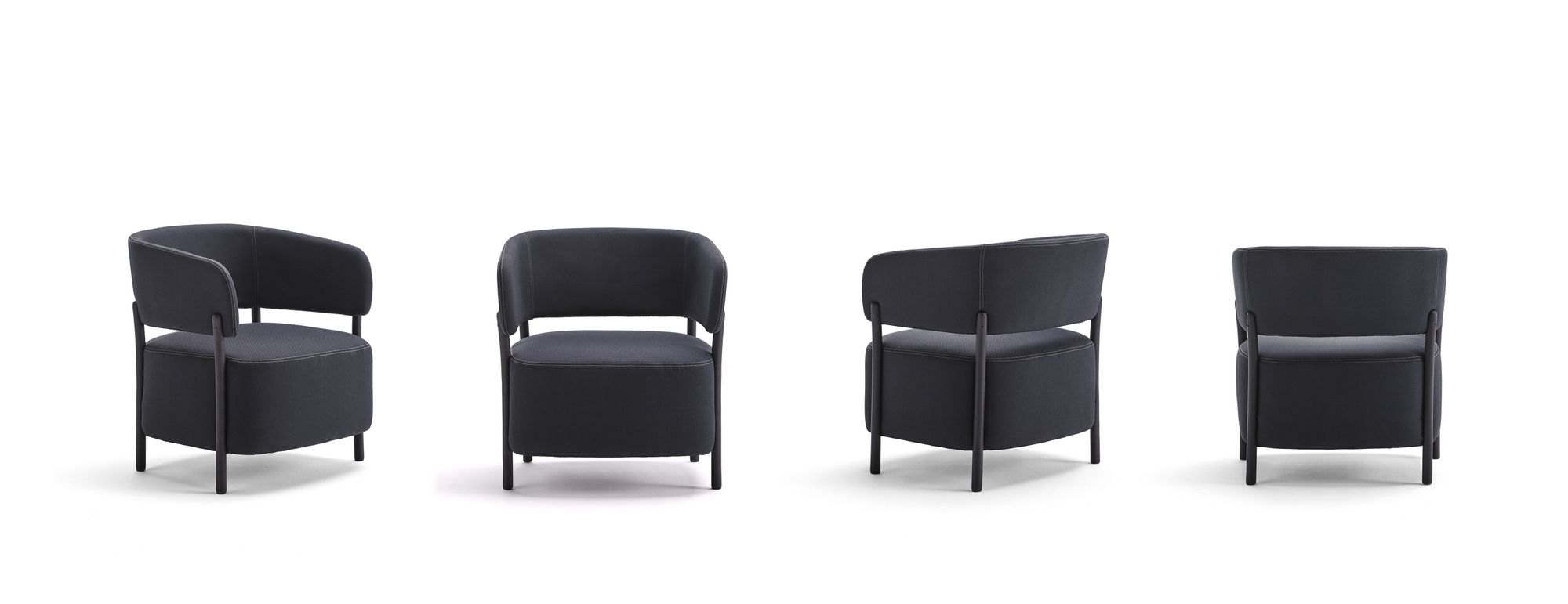 Тканевое кресло с подлокотниками Blasco&Vila RC Metal ARCH-00094964 - Вид №5