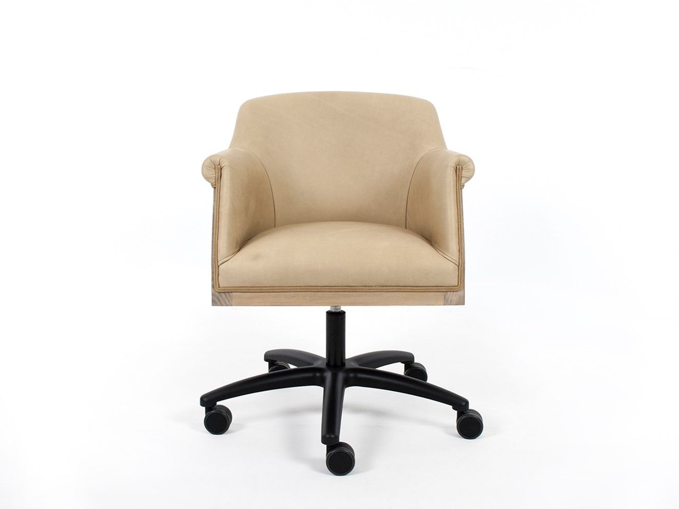 Офисное кресло с регулируемой высотой с кожаными колесами и подлокотниками CREARTE COLLECTIONS Paris Essence ARCH-00078647 - Вид №1