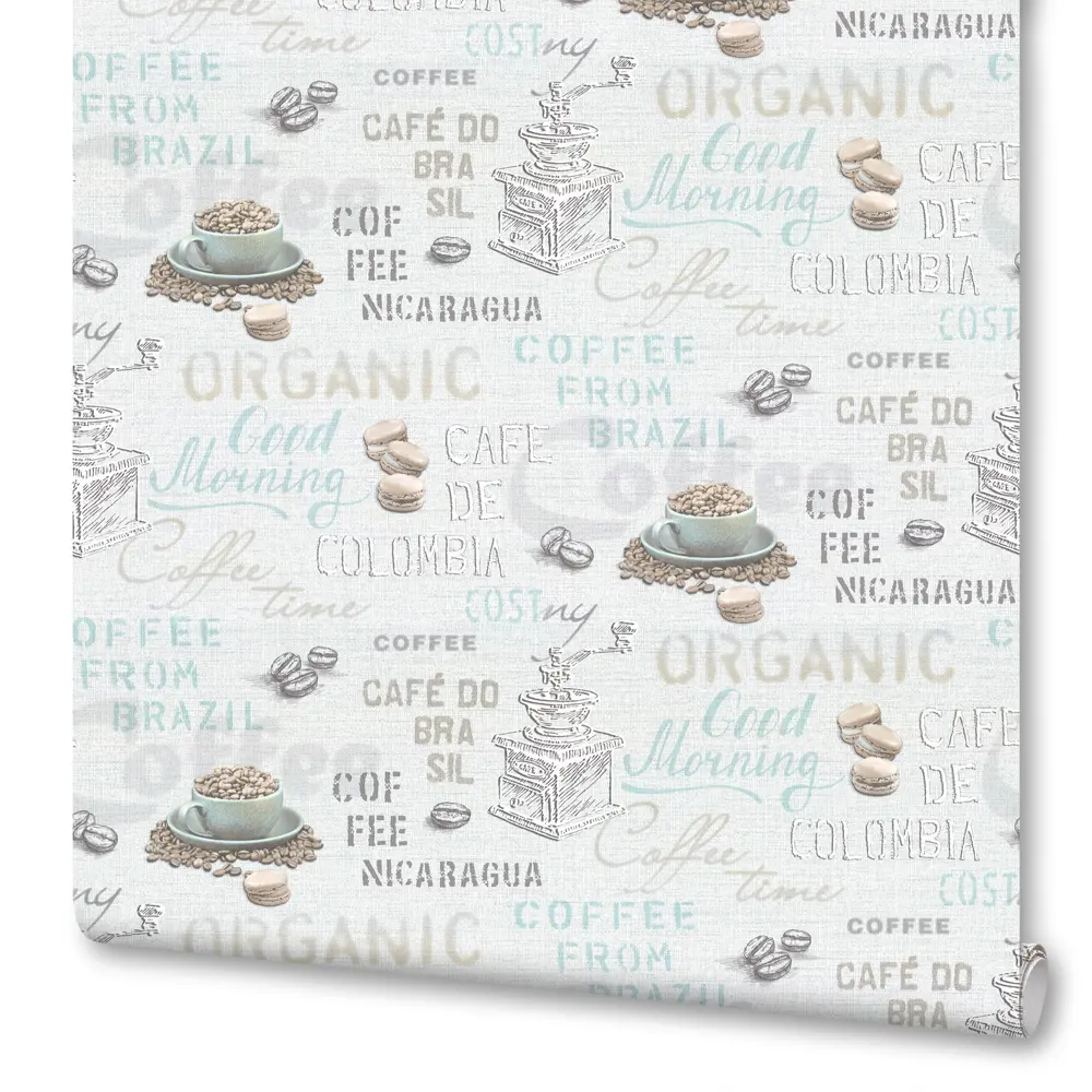 Santreyd Флизелиновые обои Белый кофе - элегантная классика для вашего интерьера 82832922 STLM-0036646