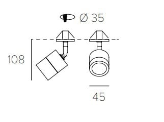 Алюминиевый светодиодный прожектор Letroh поверхность ARCH-00069721 - Вид №4