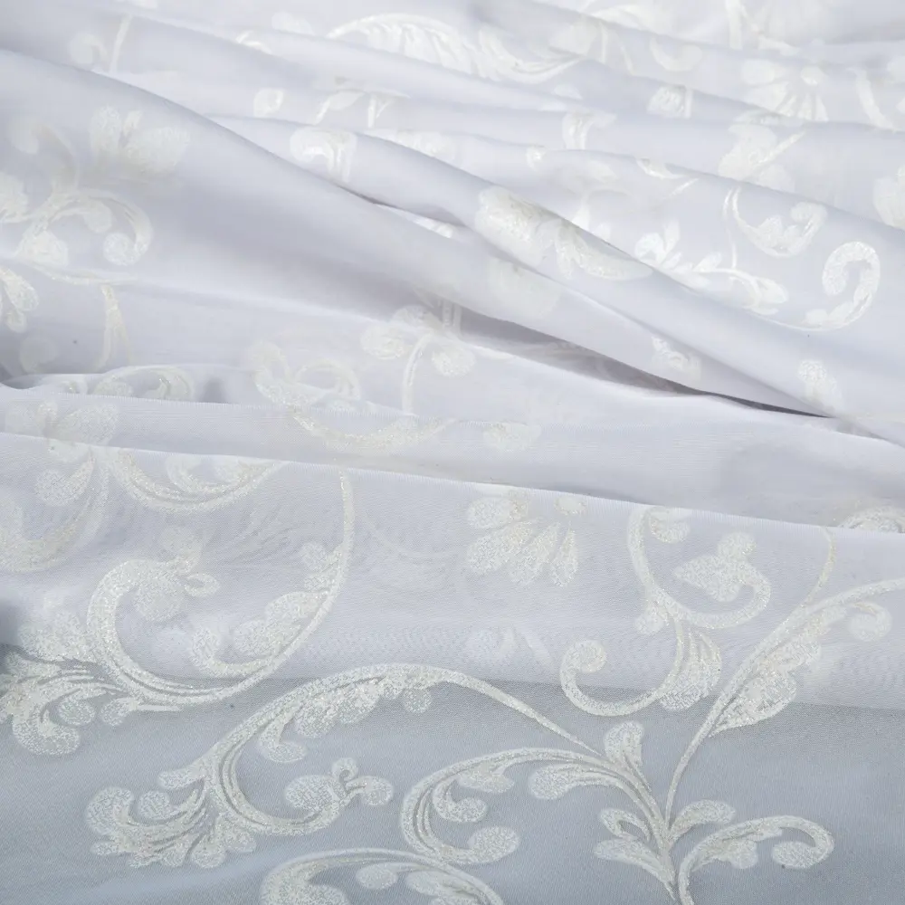 Тюль на ленте «Узор» 250x280 см цвет жёлтый GARDEN STLM-2047860 - Вид №2