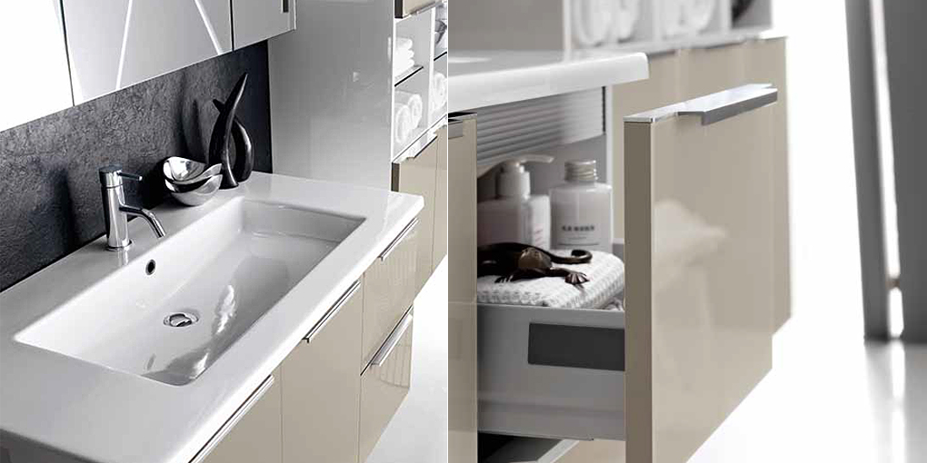 Комплект мебели для ванной Re03 Arbi Reflex Collection - Вид №1