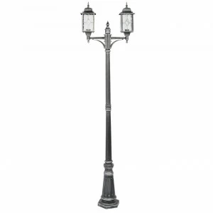 Садово-парковый светильник De Markt Бургос 813040602 DE MARKT ФОНАРЬ 268752 Черный