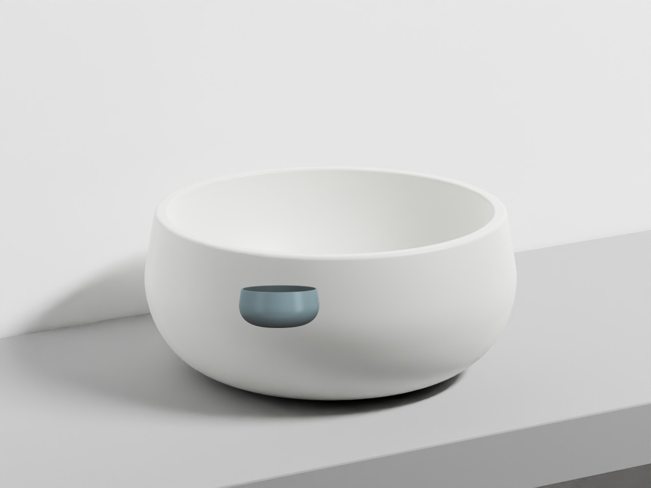 BATO-PL Накладная чаша Tino h19 cielo Le Bacinelle Ceramica Cielo