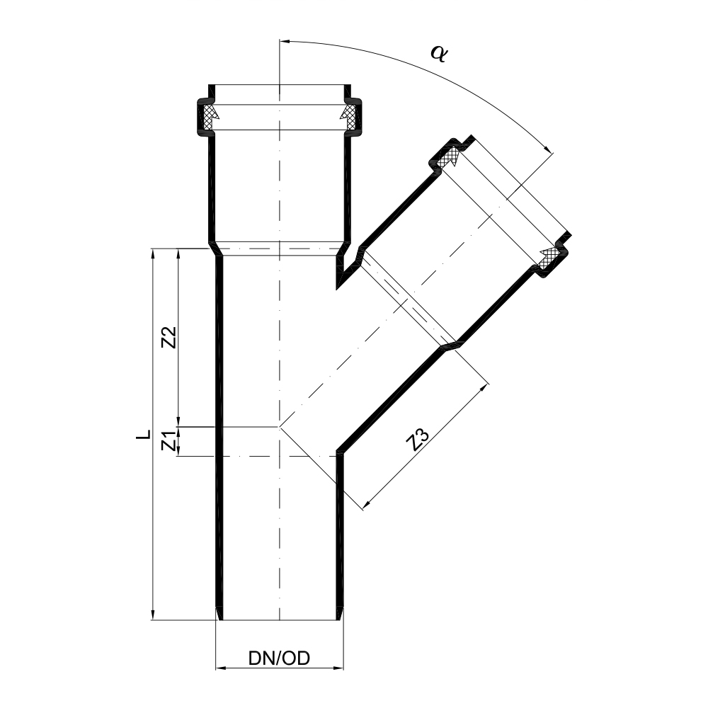 02230 Тройники Tece  - Вид №1