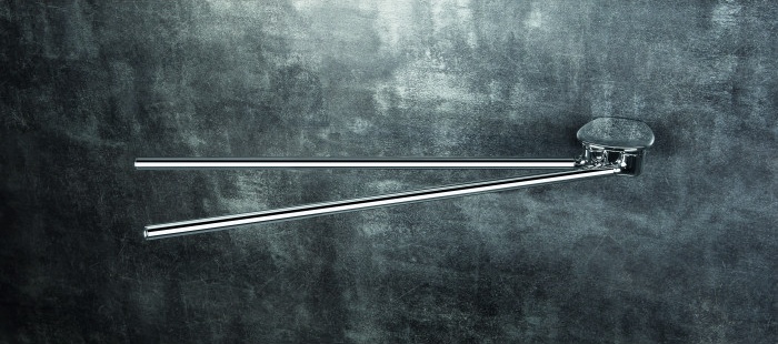 B1813 Полотенцедержатель двойной поворотный 400 мм, COLOMBO KHALA Colombo Design - Вид №1