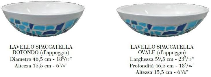 Накладная раковина на столешницу  овальная Cerasarda Pitrizza sun-id-1357526 - Вид №2