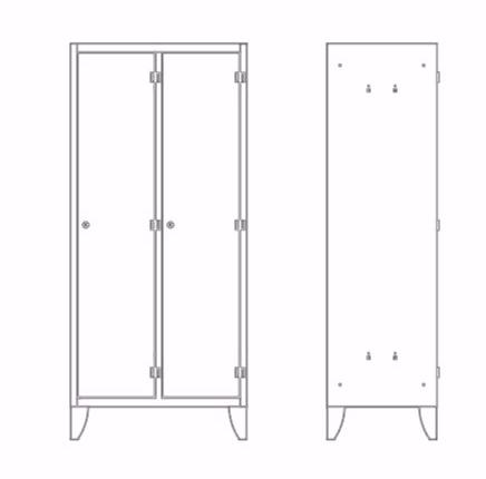 Dieffebi Шкафчик Lockers 137_nh04cx - Вид №2