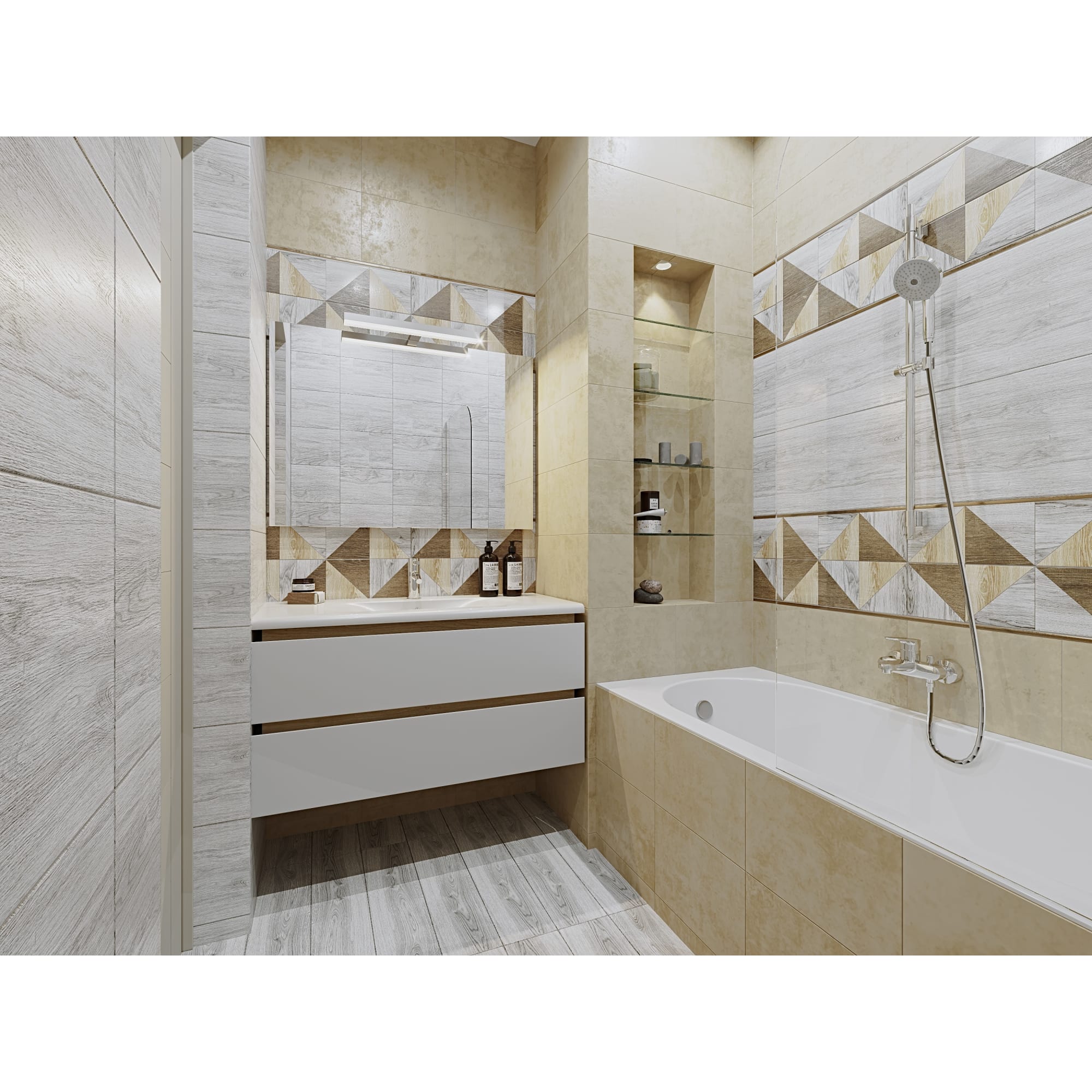 18760569 Декор «Листелло» 1.2х60 см цвет бронза Медисон Santreyd  - Вид №3