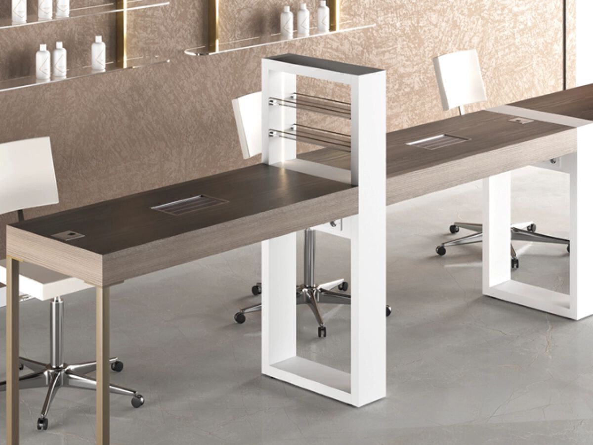 Ламинированная парикмахерская рабочая станция Gamma & Bross гамма-магазин ARCH-00023707 - Вид №1