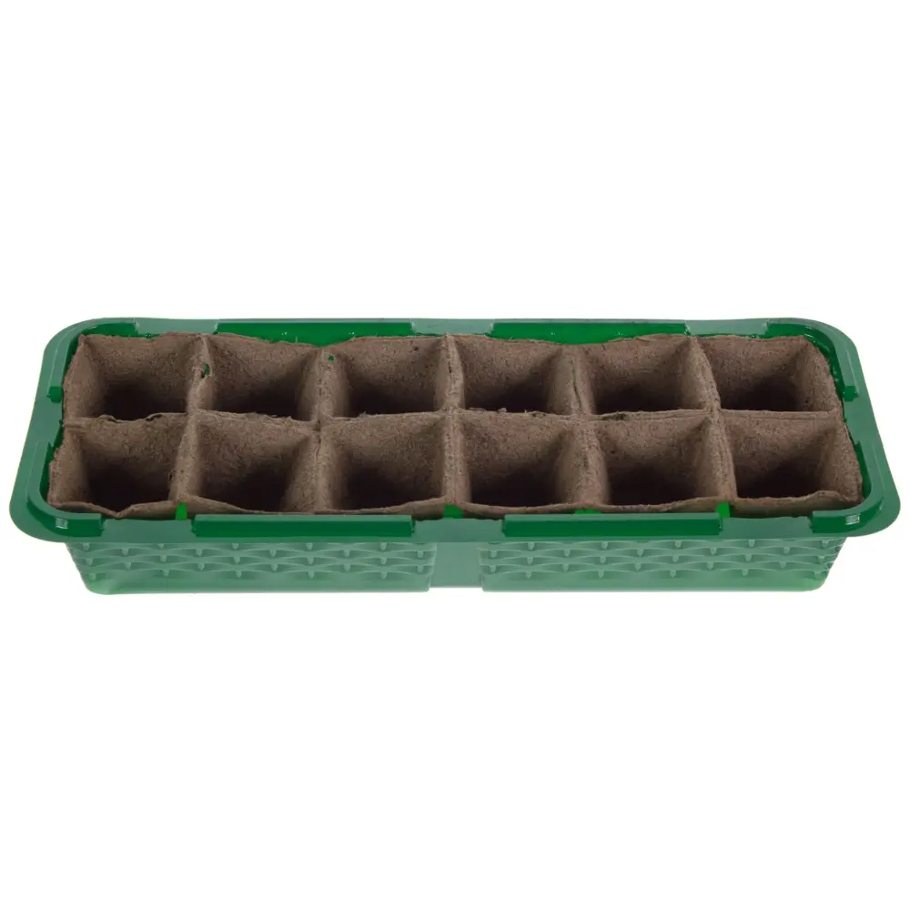 Мини-парник ГАЗОНCITY для рассады с торфяным вкладышем 17×39,5×8 см 81946090 STLM-0014384