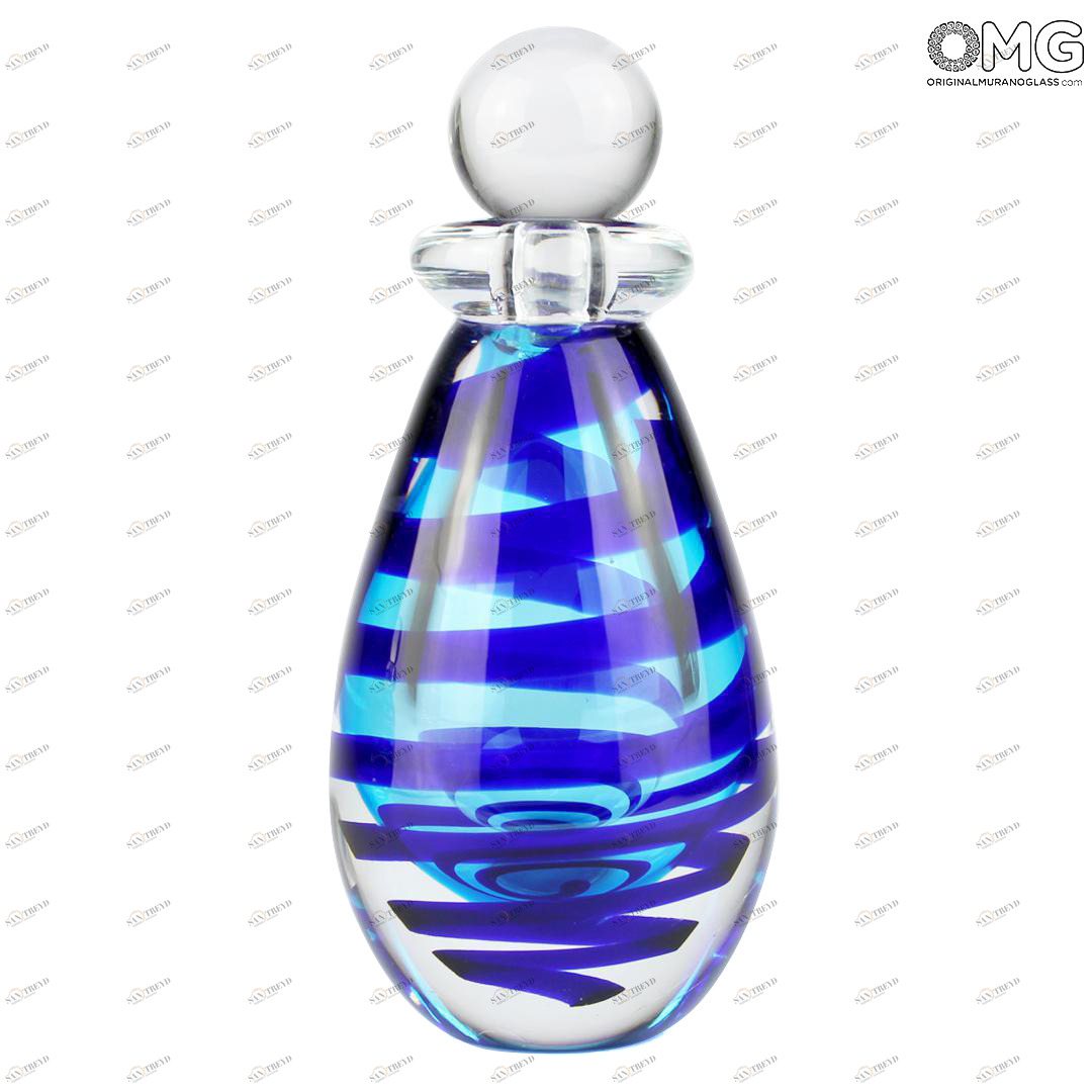 3143 ORIGINALMURANOGLASS Флакон Тиррения- соммерсо- Original Murano Glass OMG 9 см 