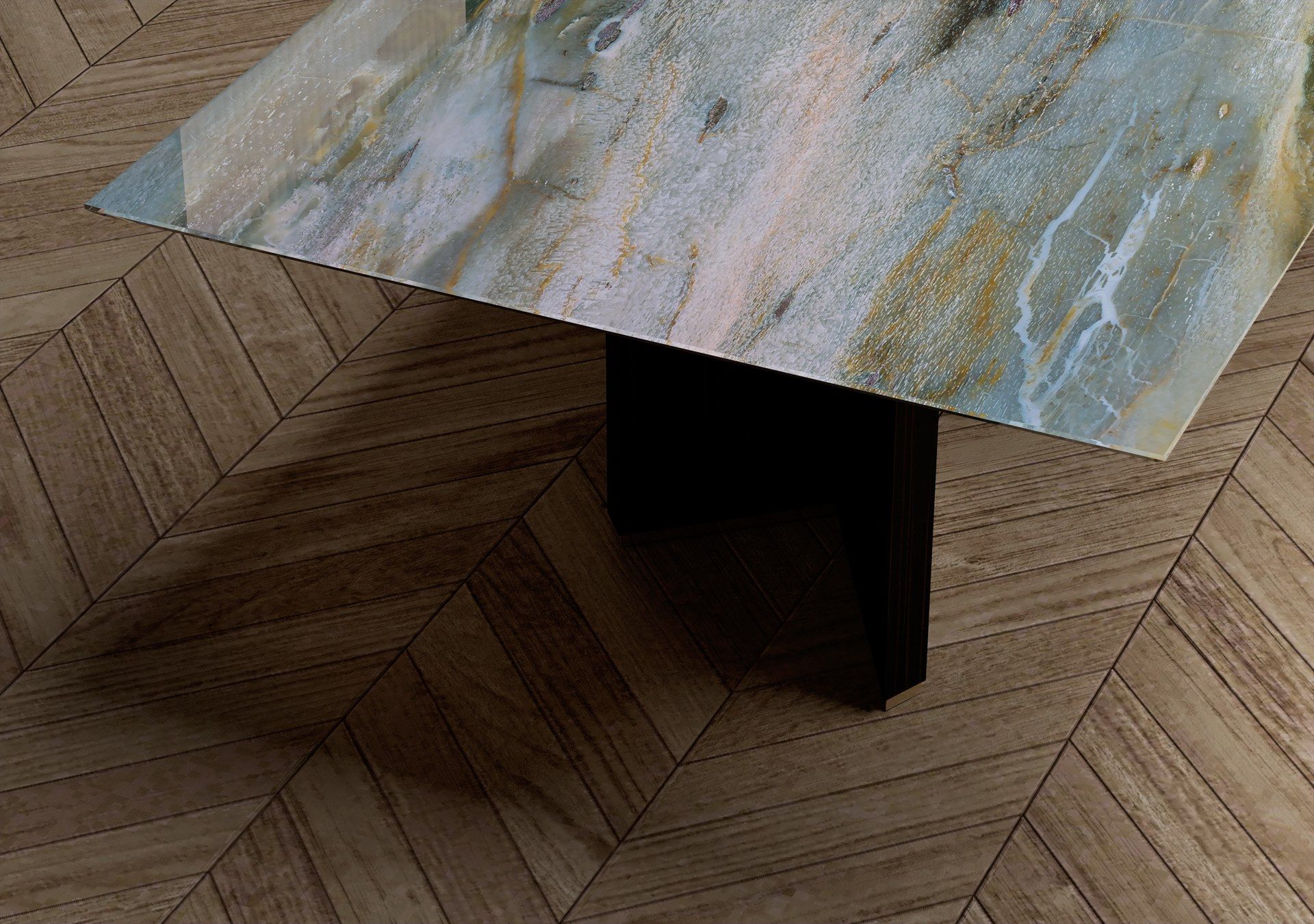 Стеклянный обеденный стол Sicis PHILIPPE ARCH-00125274 - Вид №17