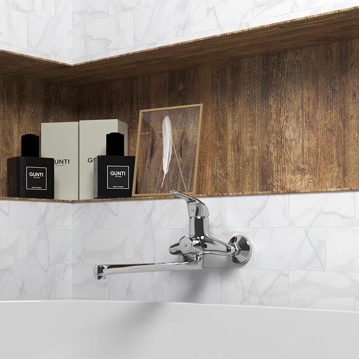 Paini Trento TRCR119LMKM смеситель для ванны с длинным изливом - Вид №1