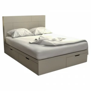 Кровать двуспальная 160х200 белая "Домино" BELABEDDING ДОМИНО 131577 Молочный