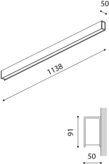 Arkoslight Настенный светильник из алюминия Fifty custom sun-id-1446459 - Вид №3